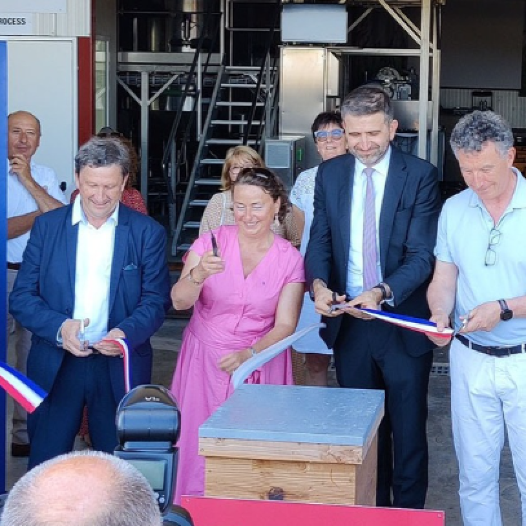 Inauguration de la bioraffinerie de Multifolia